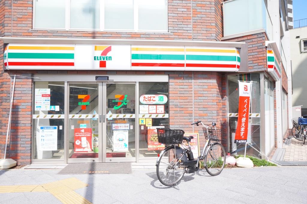 コンビニ　セブンイレブン 荒川千住大橋店（コンビニ）まで427m