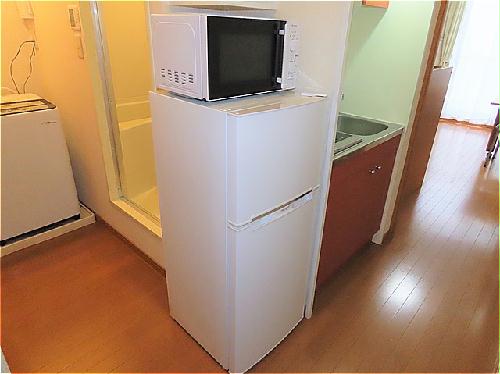 その他　電子レンジ、冷蔵庫完備