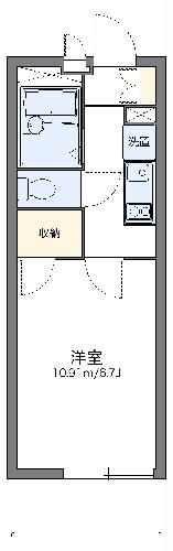レオパレス青木橋の間取り写真
