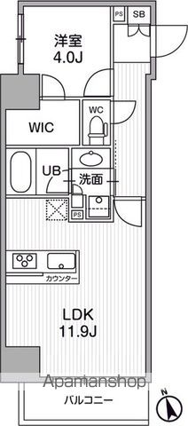 シーズンフラッツ浅草言問通りの間取り写真