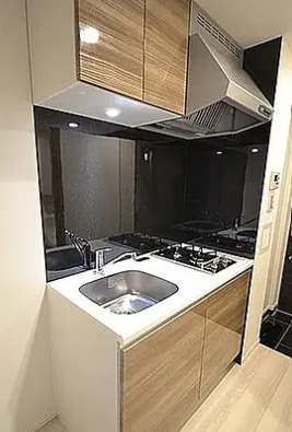 キッチン　別部屋の画像を使用しております。