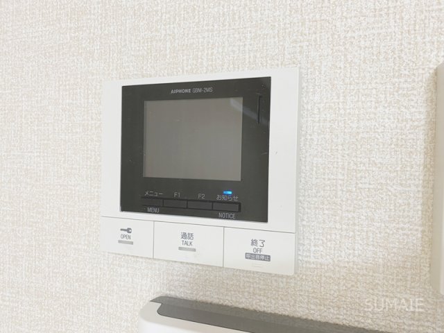 セキュリティ　モニター付きインターホンで安心です！