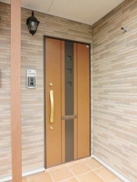 セキュリティ　モニタ付きのインターホン付き