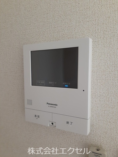 セキュリティ　来訪者の姿を確認できます。