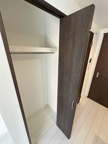 収納　クローゼットタイプで収納力豊富です♪