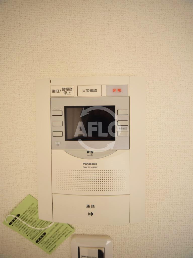セキュリティ　セオリー難波南プレミアム　TVモニター付きインターホン