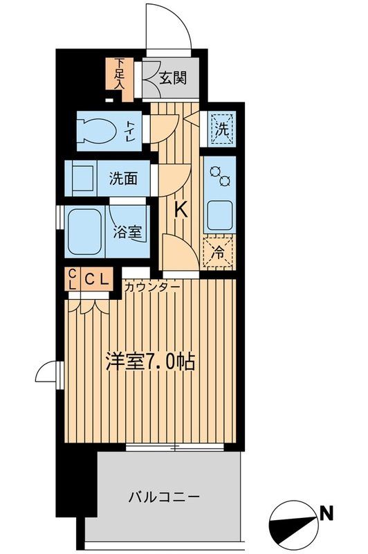 エルシア五反田の間取り写真