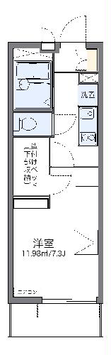 レオパレス友の間取り写真