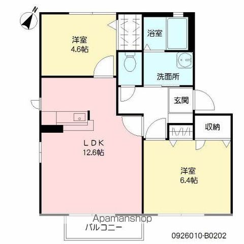 ＪＲ博多南線 博多南駅 徒歩17分 2階建 築22年の間取り写真