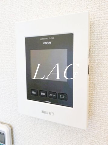 セキュリティ　モニター付きインターフォンです。
