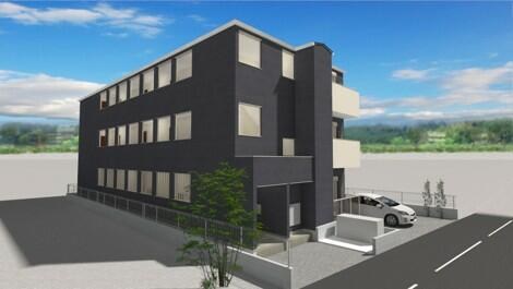 建物外観　外観パース