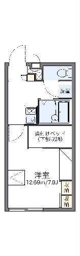 レオパレスフォレストルミエールの間取り