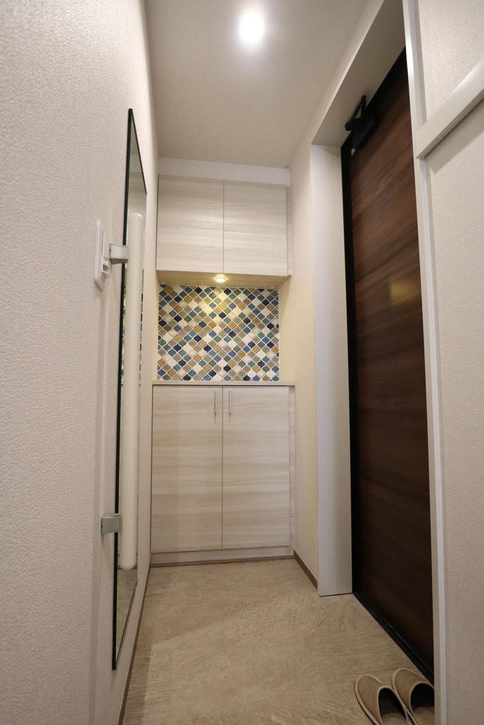 玄関　テイストに合わせた玄関スペースもお洒落です！