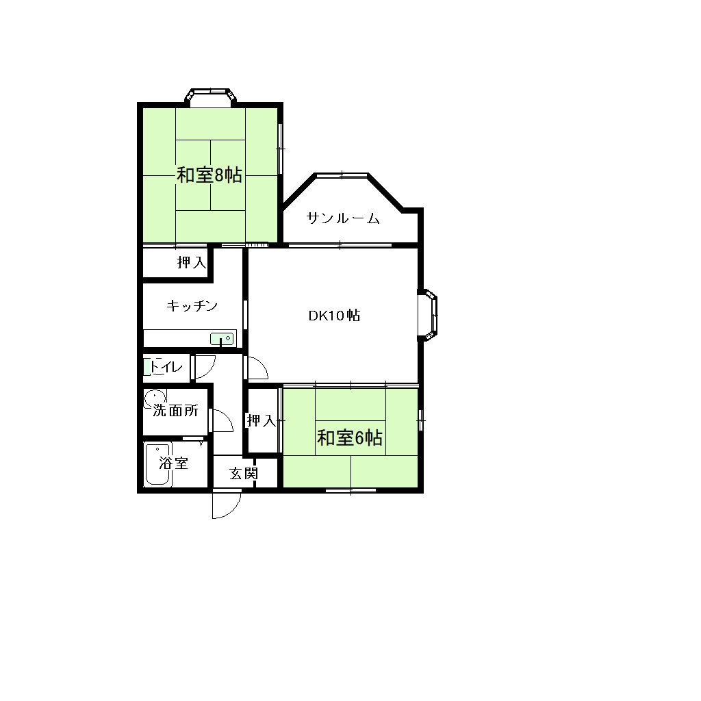 ペルシェ中村の間取り