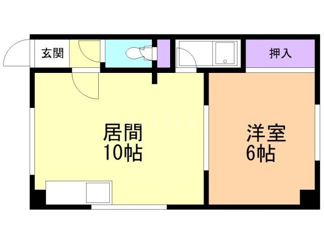 グレースコートＢの間取り