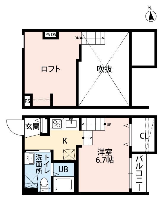 DolceVita竹下の間取り