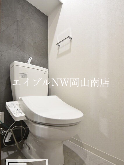 【岡山市北区南中央町のマンションのトイレ】