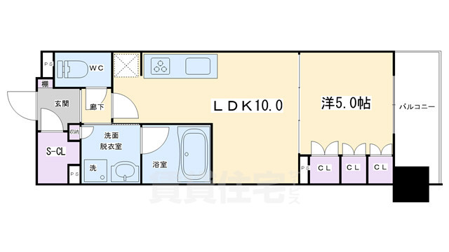 ザ・京都レジデンス四条河原町の間取り