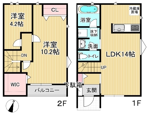 メゾンドルポンの間取り