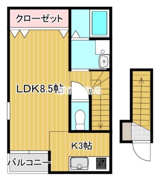 ｓｕｎｓ堤Ａ棟の間取り