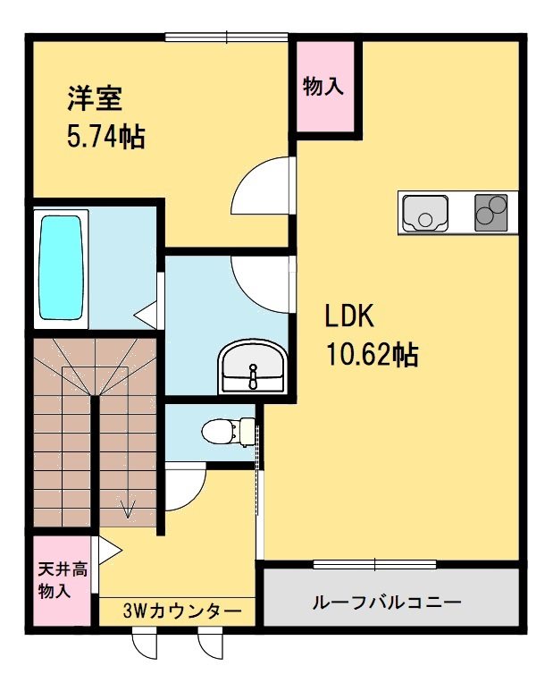 Park Heim AsahiIIIの間取り