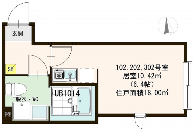 CECIL梅島の間取り