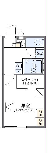 レオパレスみえの間取り