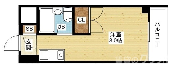 吹田市内本町のマンションの間取り