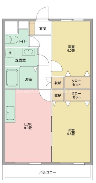 マンションYK2の間取り