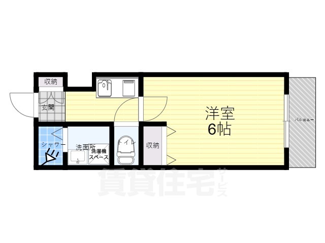 【豊中市庄内幸町のマンションの間取り】