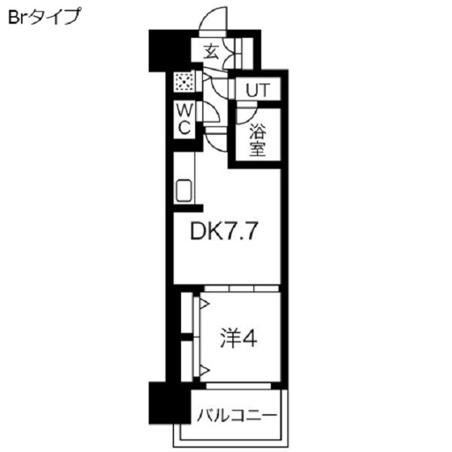 グランカーサ難波元町の間取り