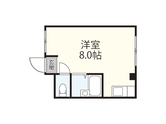 広島市中区西十日市町のマンションの間取り