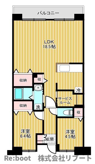 コンフォート津田沼壱番館の間取り