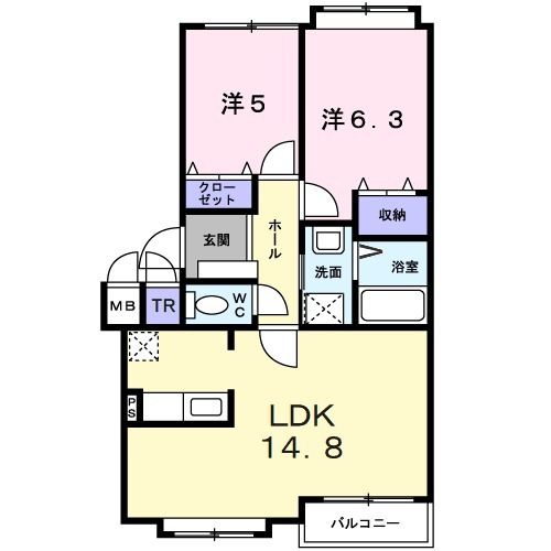 フロンティア７７IIの間取り