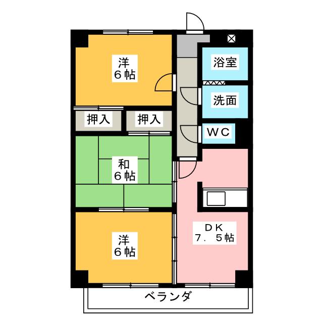 エステートチトセの間取り