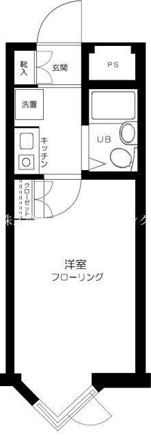 【品川区戸越のマンションの間取り】