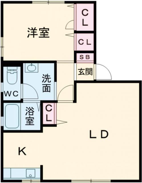 フォーレスＭ　I棟の間取り