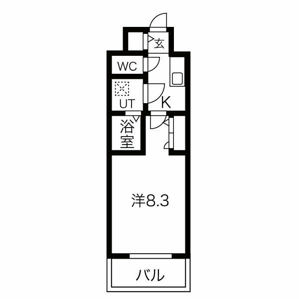 エスリード上前津LIVIAの間取り