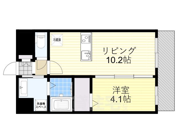 S-RESIDENCE東三国amanteの間取り