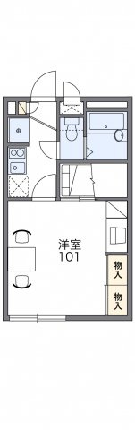 レオパレスプリウスの間取り