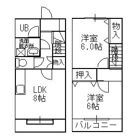 メゾン柿島の間取り