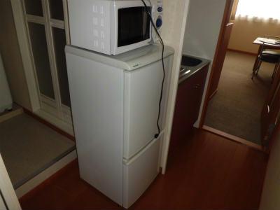 その他　冷蔵庫と電子レンジ。