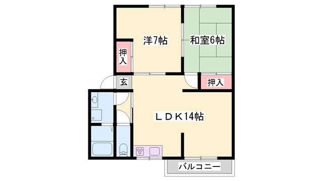 ウェルネス垣内の間取り