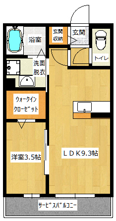 ヒルズ堀割の間取り