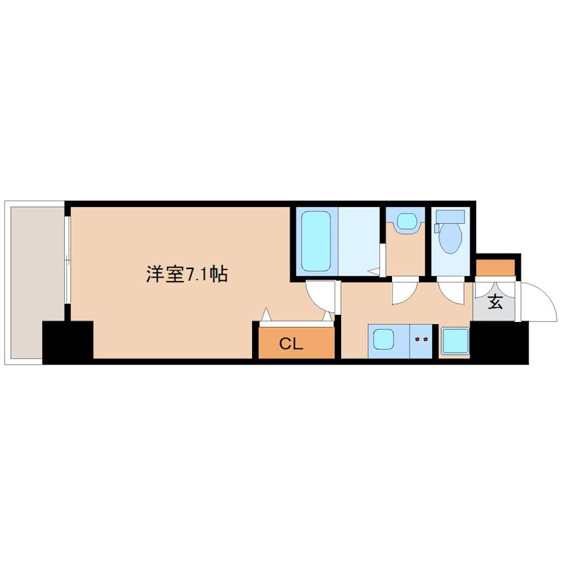 尼崎市昭和通のマンションの間取り