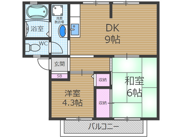 ウインディアはむろの間取り