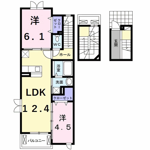 ヒル　クライムの間取り