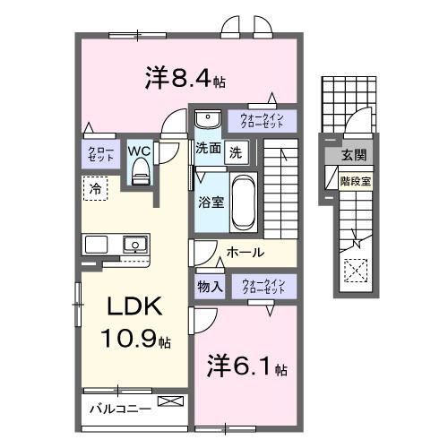 エレガンシアIIの間取り