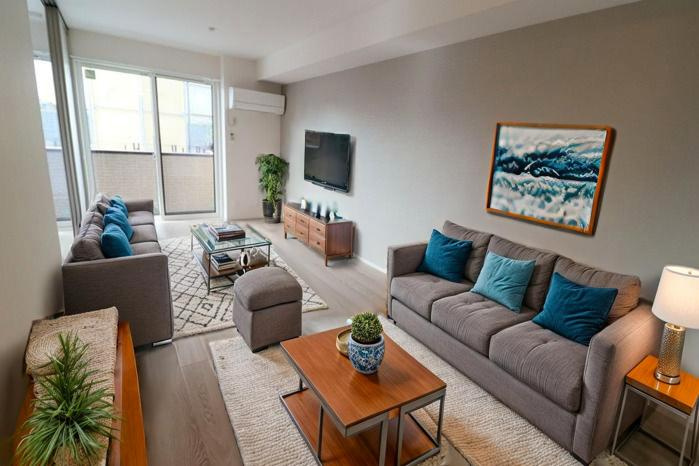 居室・リビング　CGで家具等を配置したものです。実際に家具等は含まれません。