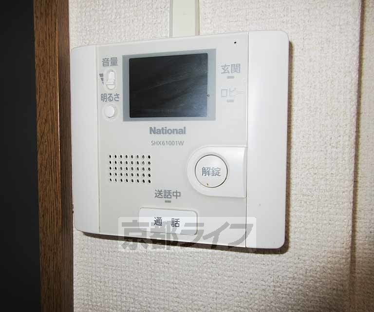 セキュリティ　モニター付きで安心です！